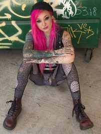Kelsi Lynn Pink Haired Punk
