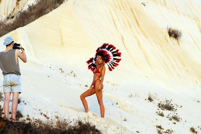 Kimberley Garner Red Bikini 12