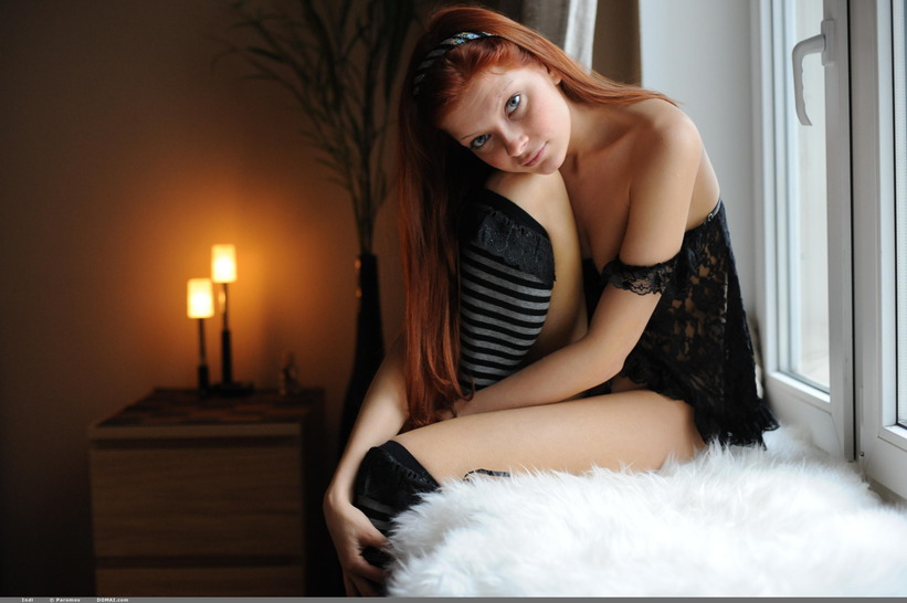 Indiana Strips By The Window 12