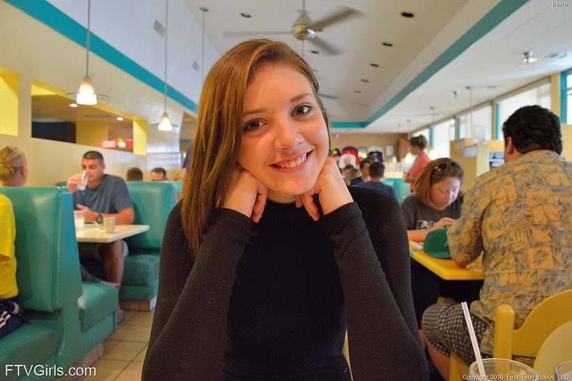 Horny Brunette Blaire Dildoing Herself 18