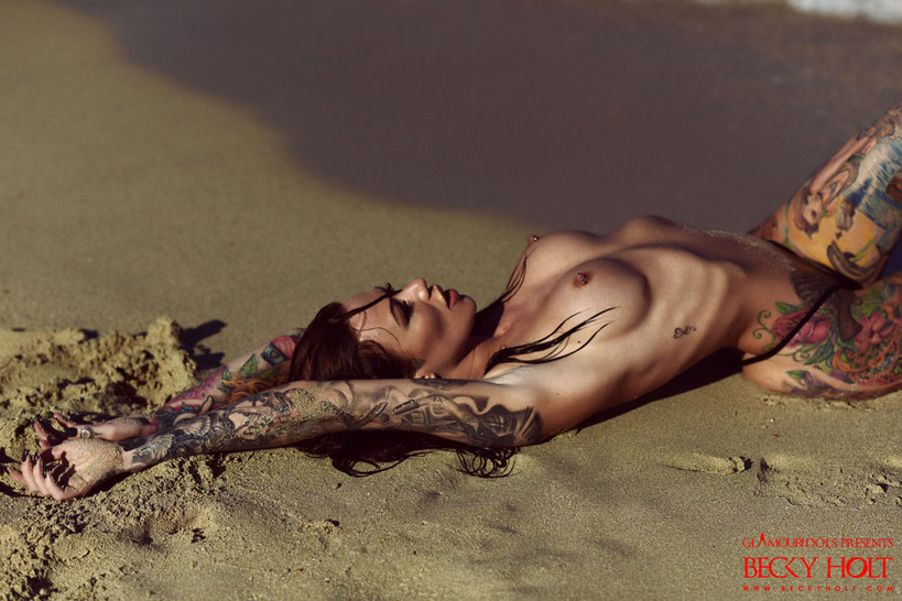 Sexy Tattooed Babe Becky Holt  07