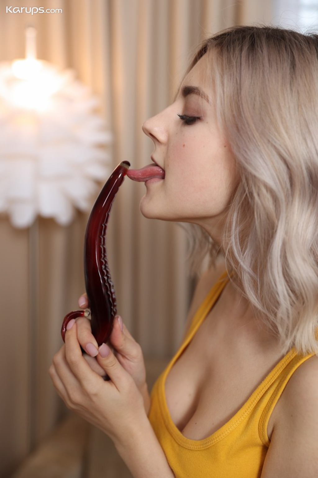 Horny Lady Jay Gets Her Hands On Long Sex Toys 08