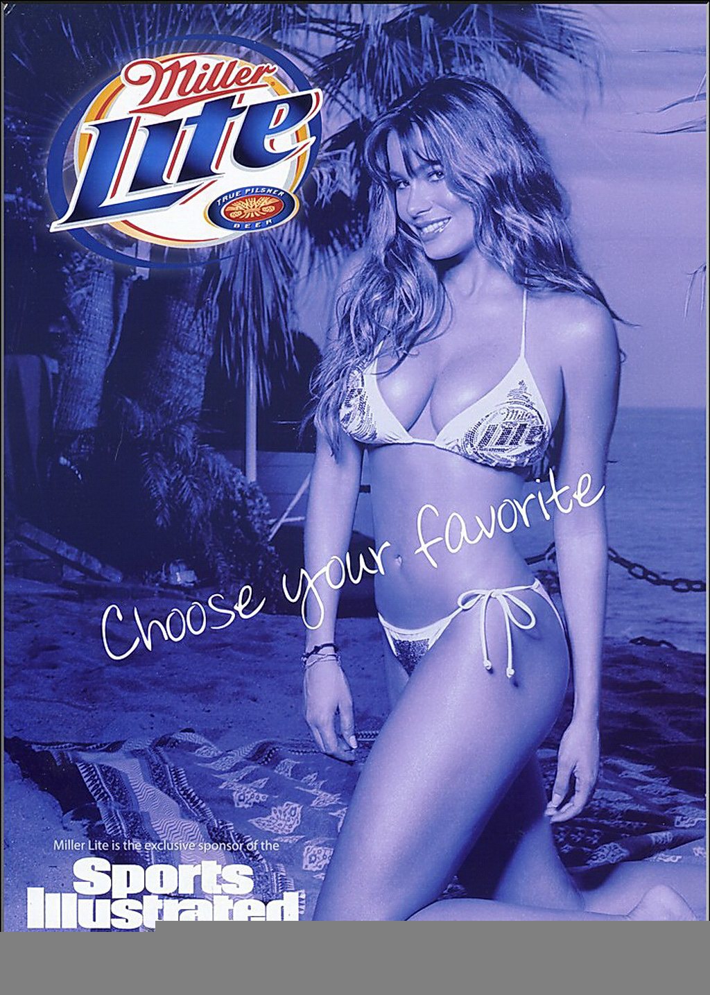 Busty Sofia Vergara In Blue Bikini For Miller Lite 05