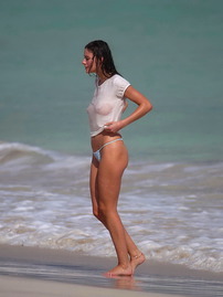 Alejandra Guilmant Showing Off Her Big Bare Boobs