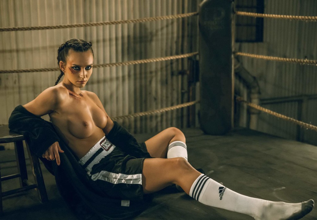 Rachel Cook Toples In Boxing Ring 12