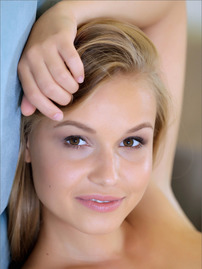 Taya Strips Off Her Blue Lingerie