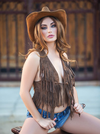 Lauren Love Sexy Playboy Cowgirl