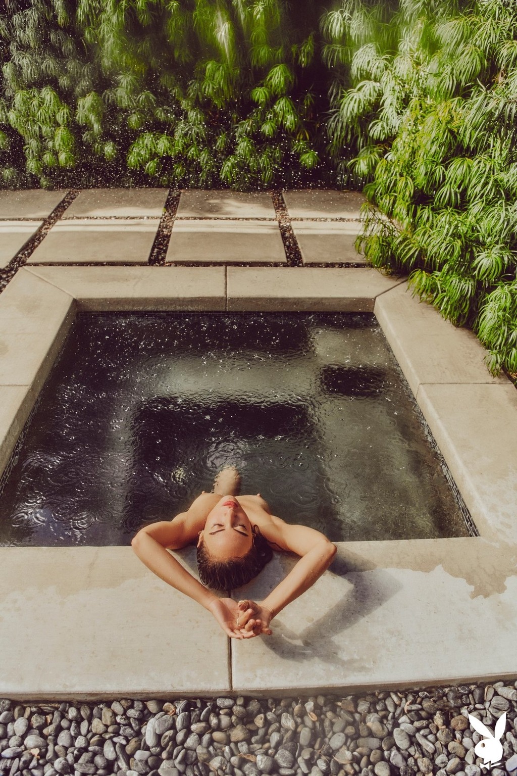 Genevieve Liberte Dips Her Perfect Natural Figure In The Pool 06