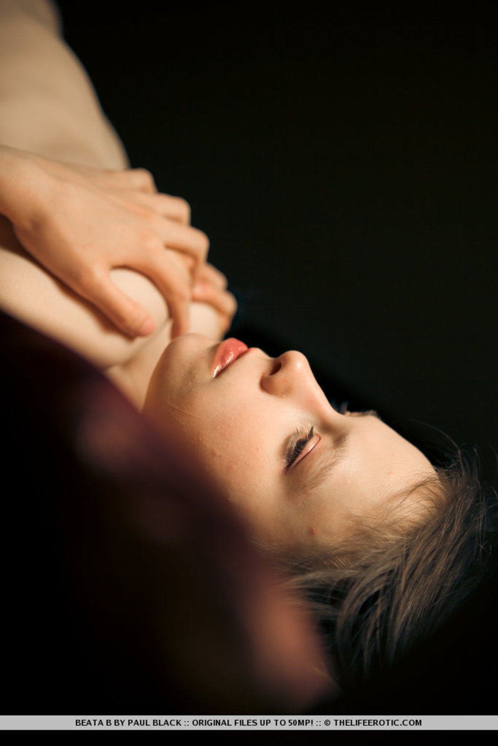 Beata Sexy Brunette Girl In Bedroom 05