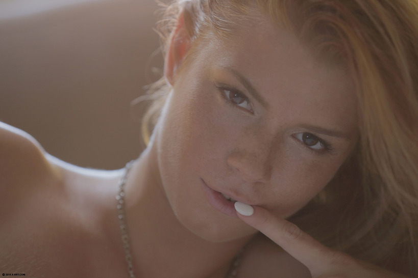 Chrissy Fox Posing On Her Bed 09